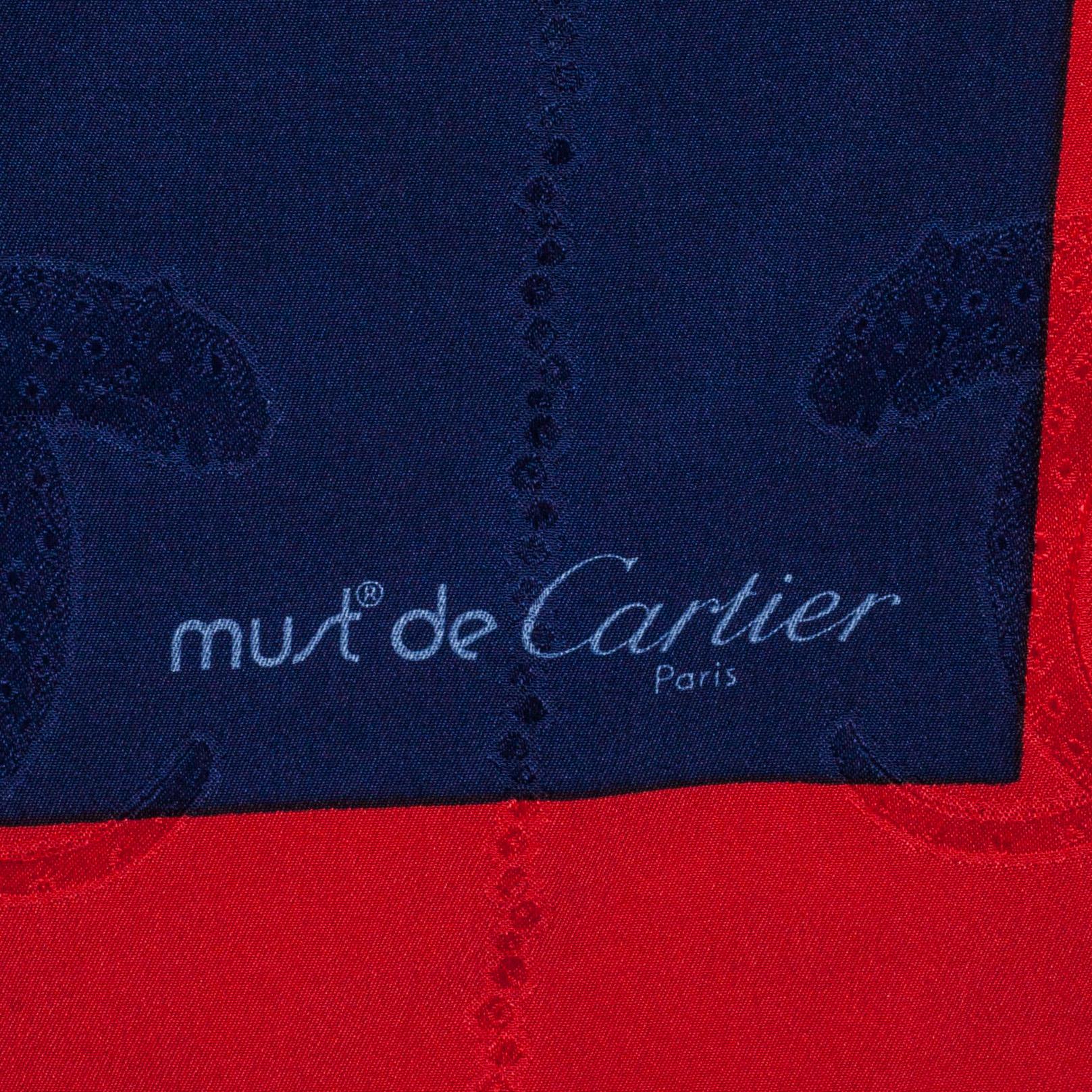 SCARF, "Must de Cartier" Cartier.