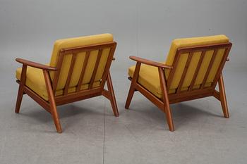 FÅTÖLJER, ett par, 1960-tal.