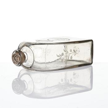 Aquavit bottle, Sweden early 19th century.