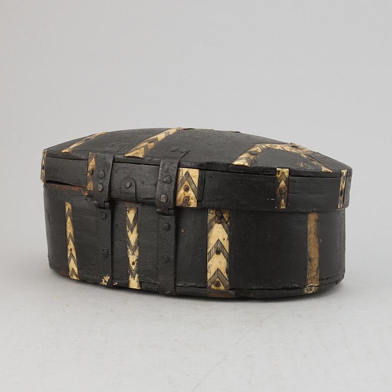 Svepask med lock, 17/1800-tal.