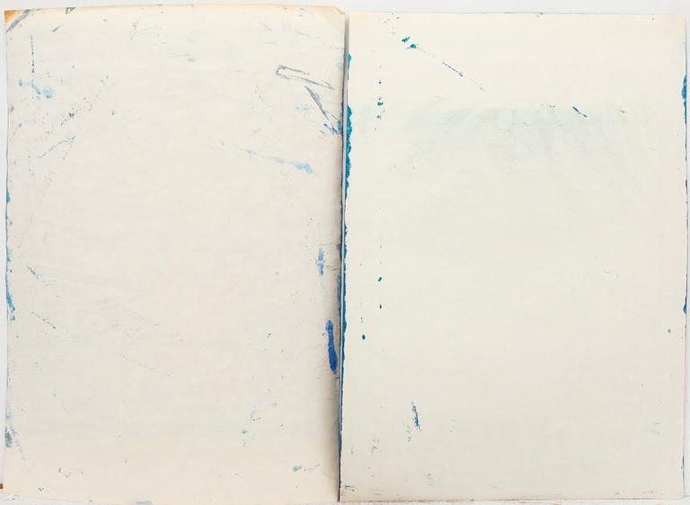 Aleksandra Jachtoma, Two (2) Gouache, signed and dated  1989.
