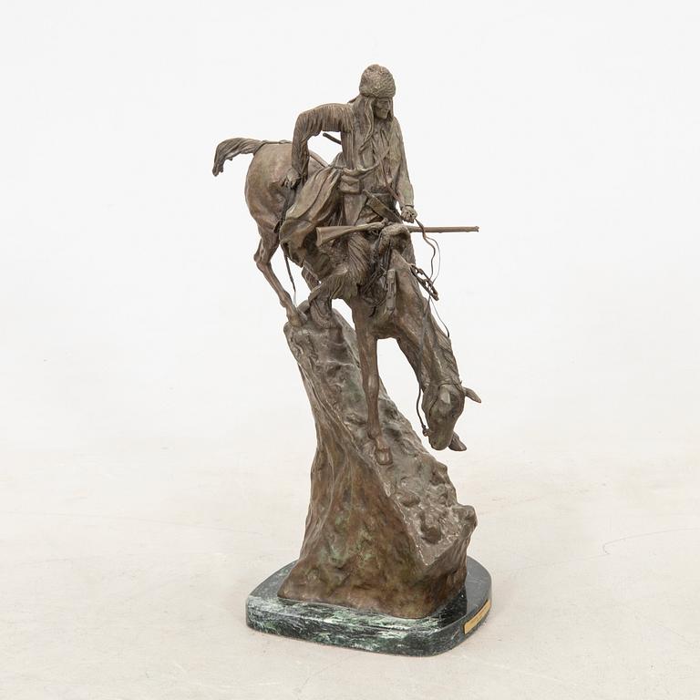 Frederic Sackrider Remington, efter skulptur "The Mountain man".