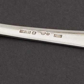A silver cutlery, 'Chippendale' GAB, some Stockholm 1964.