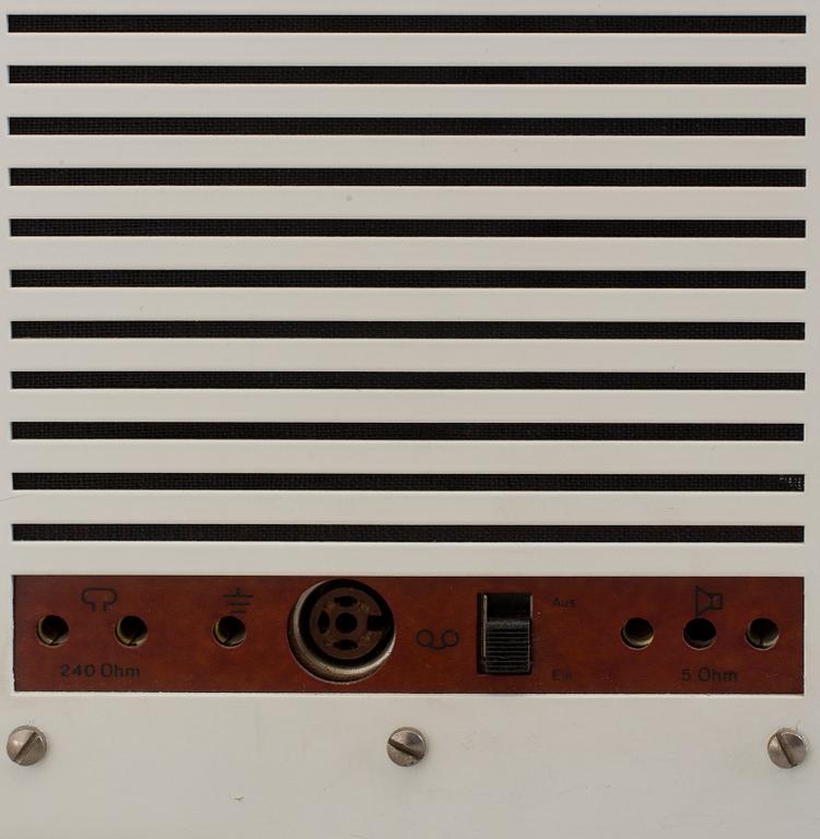 DIETER RAMS & HANS GUGELOT, radiogrammofon, "Phonosuper -
 SK4", formgiven 1956.