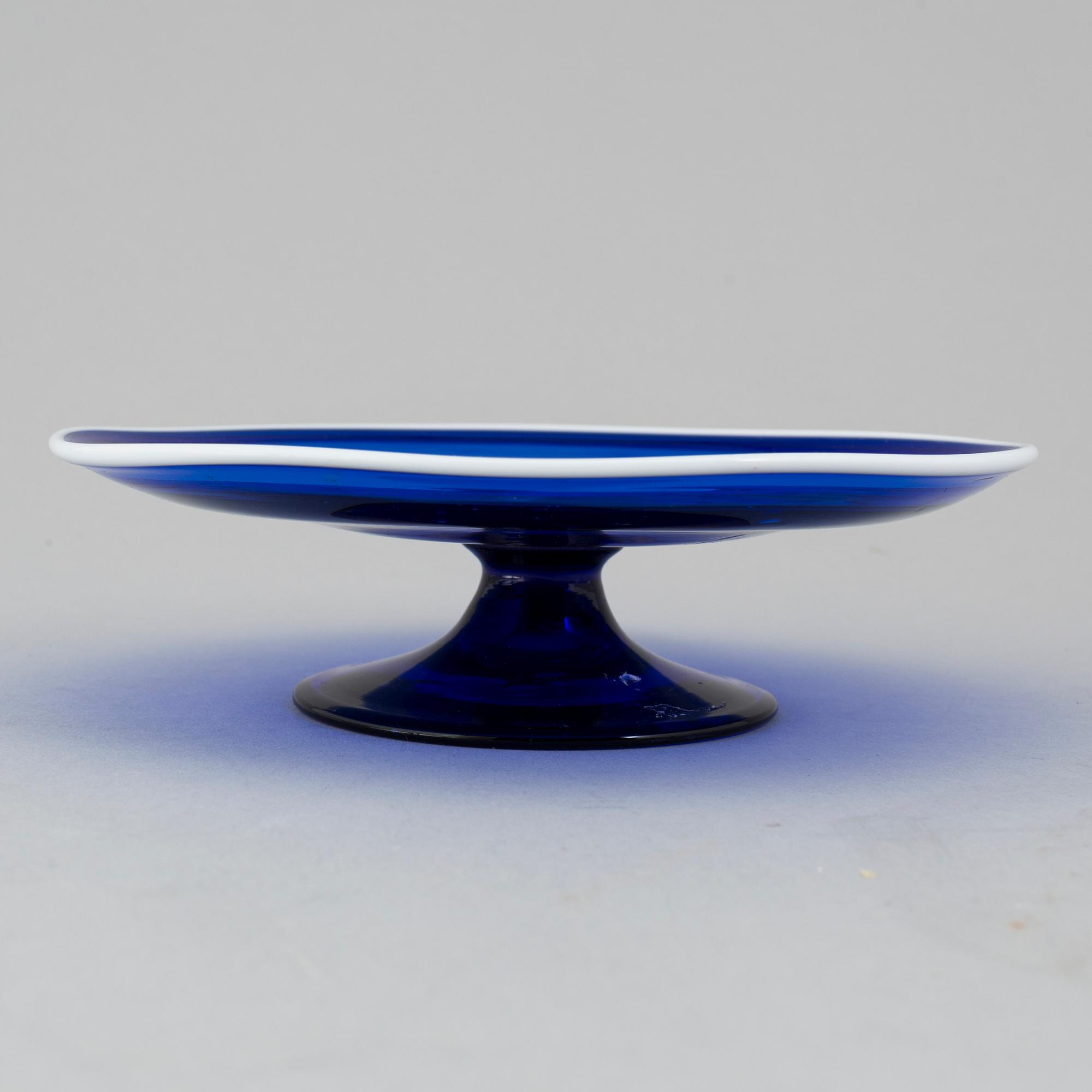 TAZZA/SOCKERFAT, glas, Norge, 1800-talets början.