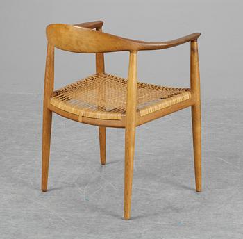 A Hans J Wegner 'The Chair', for Johannes Hansen, Denmark 1950's-60's.