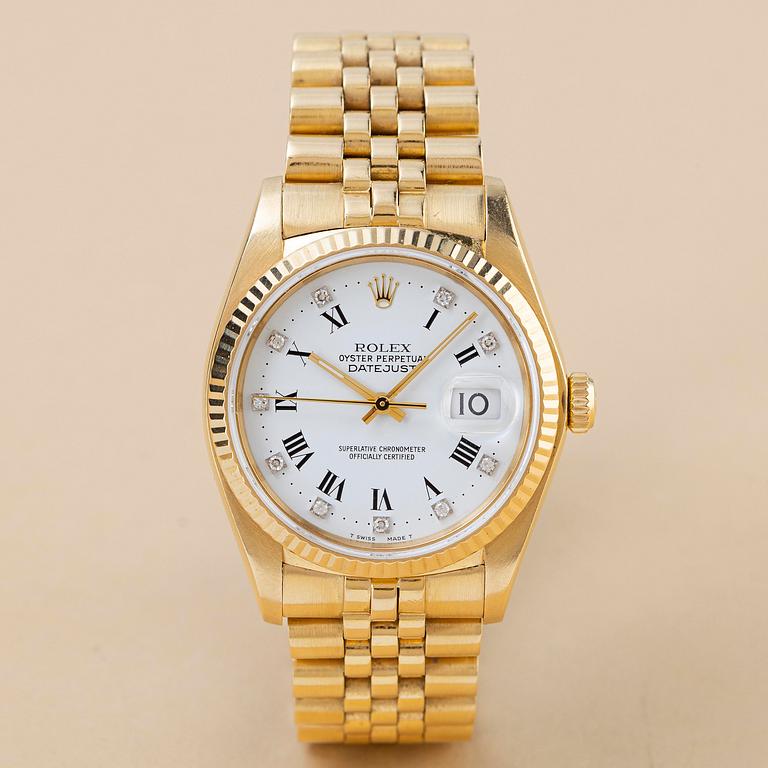 Rolex, Datejust, "Diamond Roman Dial", ca 1979.