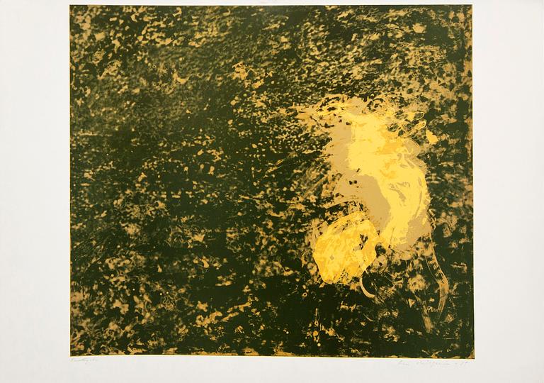 Ola Billgren, color lithograph, signed -85 trail print.