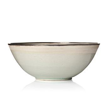 A silver lined qing bai bowl, Song dynasty (960-1279).