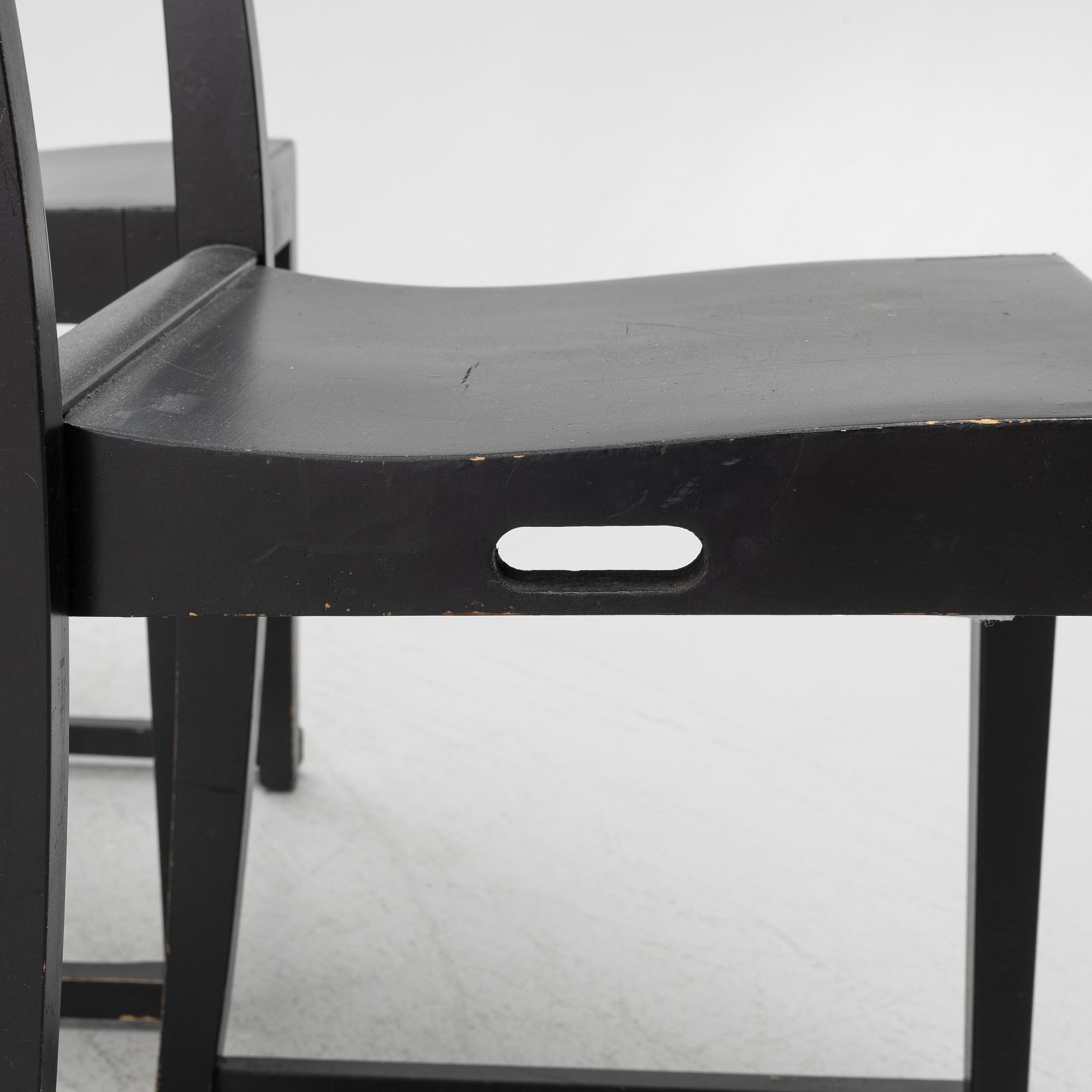 Sven Markelius, "The Orchestra Chair" 10 pcs, mid-20th century.