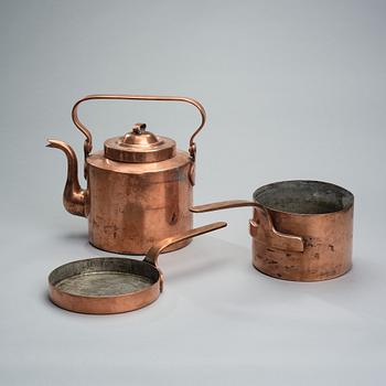 KOPPARKÄRL, 3 st, Ryssland, 1800-talets slut.