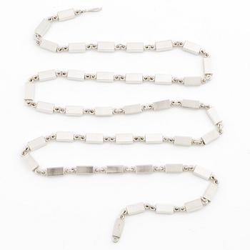 Rey Urban, collier, stavkedja sterling silver, Stockholm 1995.