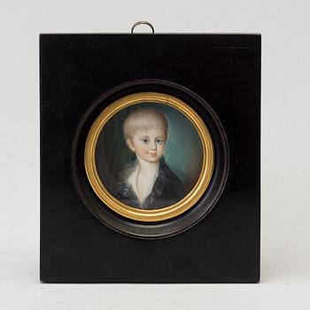 A portrait miniture, unsigned, early 19th Century.