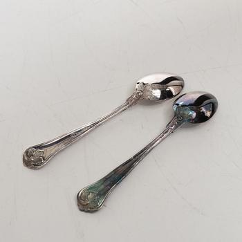 Bordsskedar 12 st, kaffeskedar 12, st silver, Cohr.