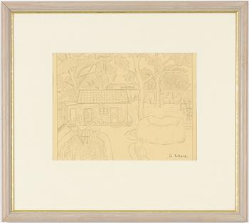 Agnes Cleve, "Trädgård och lilla huset".