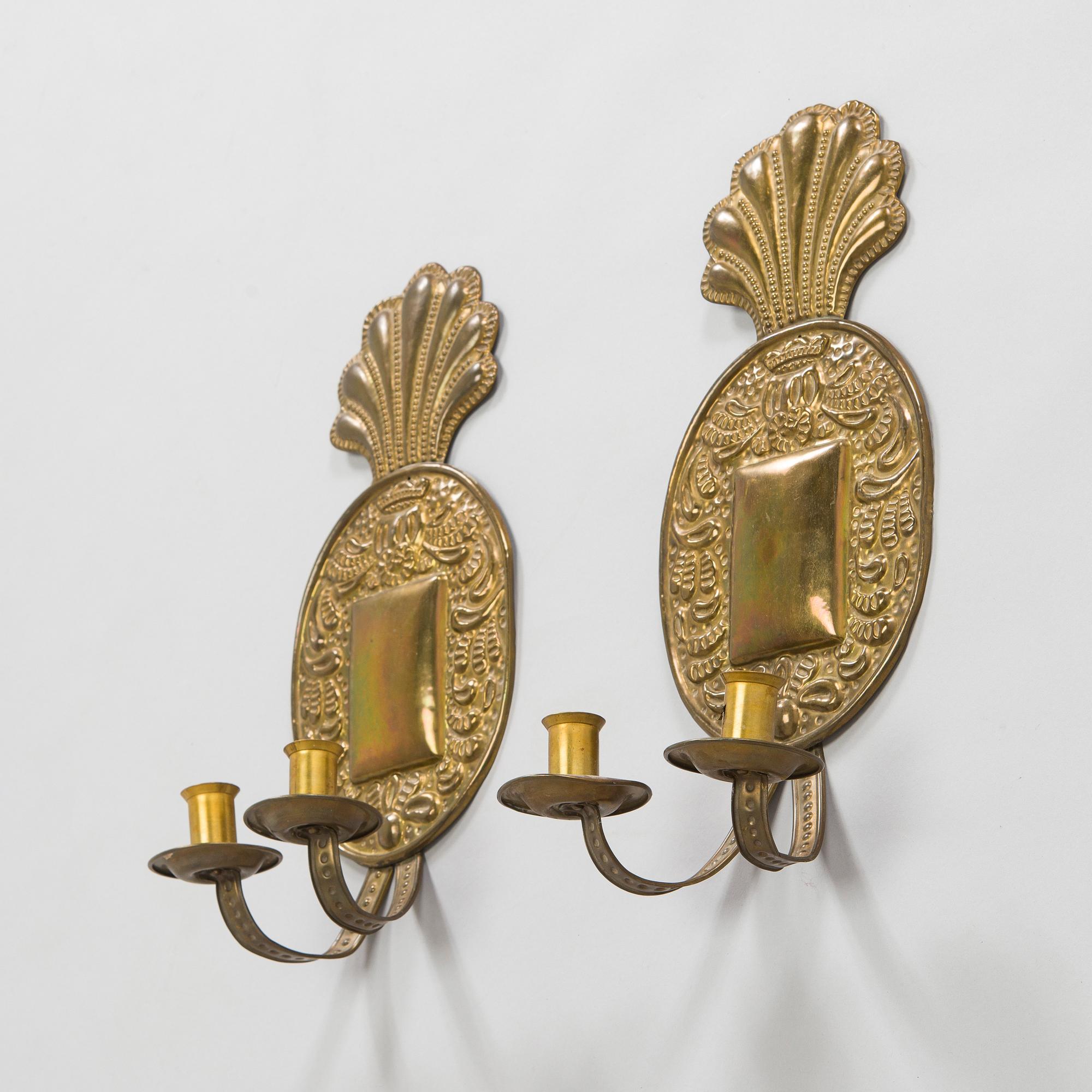 Paavo Tynell, lampettipari, malli MD 9, Taito 1930-luku.