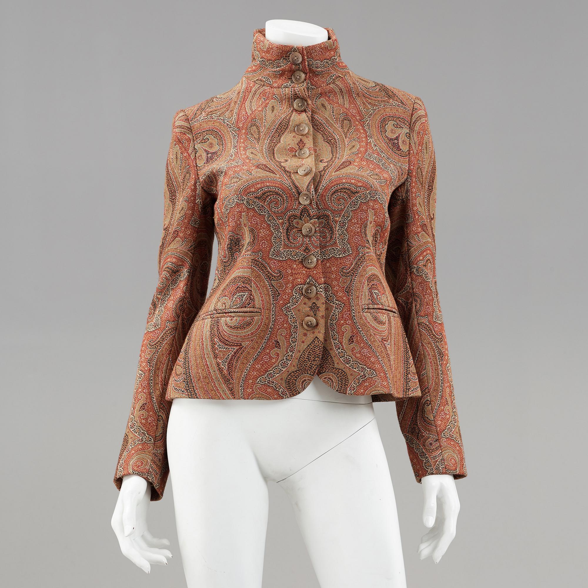 A paisley patterned jacket by ralph Lauren.