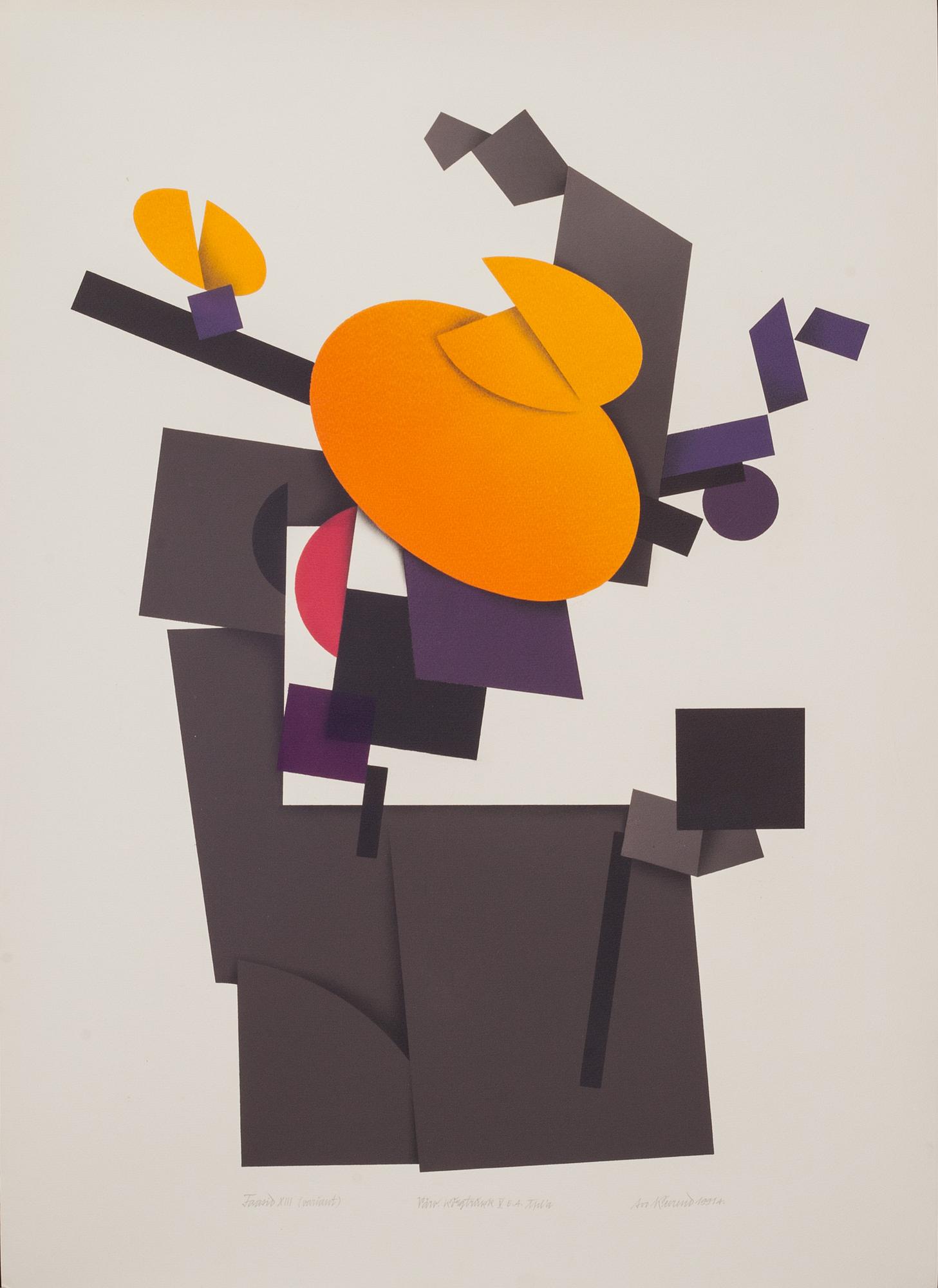 AVO KEEREND, färglitografi, signerad, daterad 1991 och numrerad V E.A.