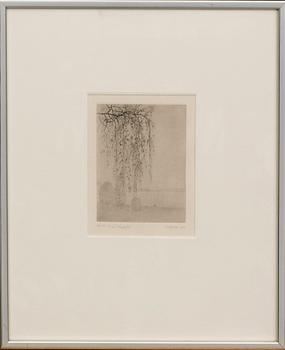 GUNNAR NORRMAN, drypoint signed and numbered. - Bukowskis