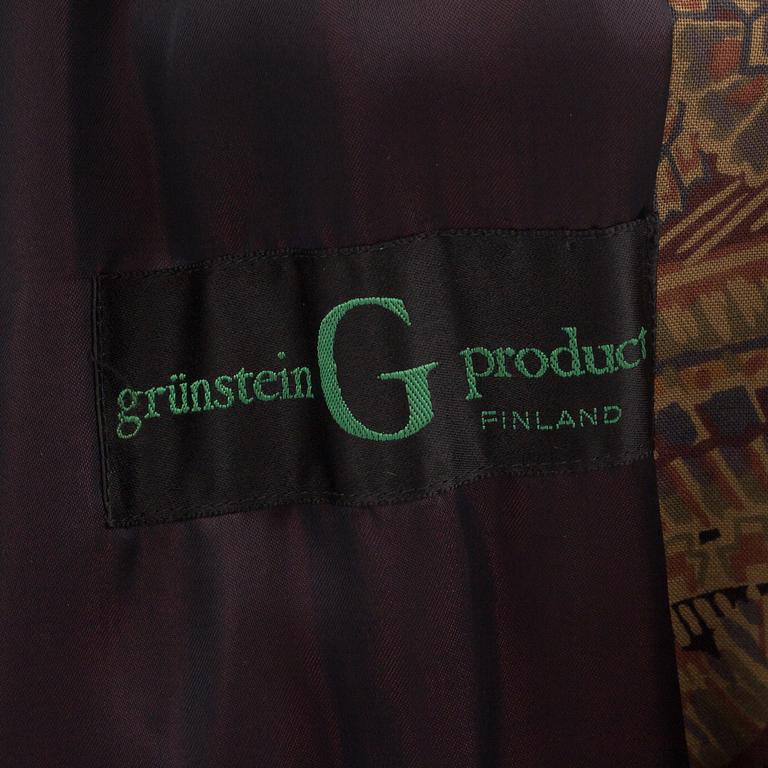 A fur trimmed coat from Grünstein G product, Finland.