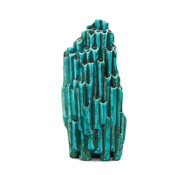 788. A Hans Hedberg faience piece of coral, Biot, France.