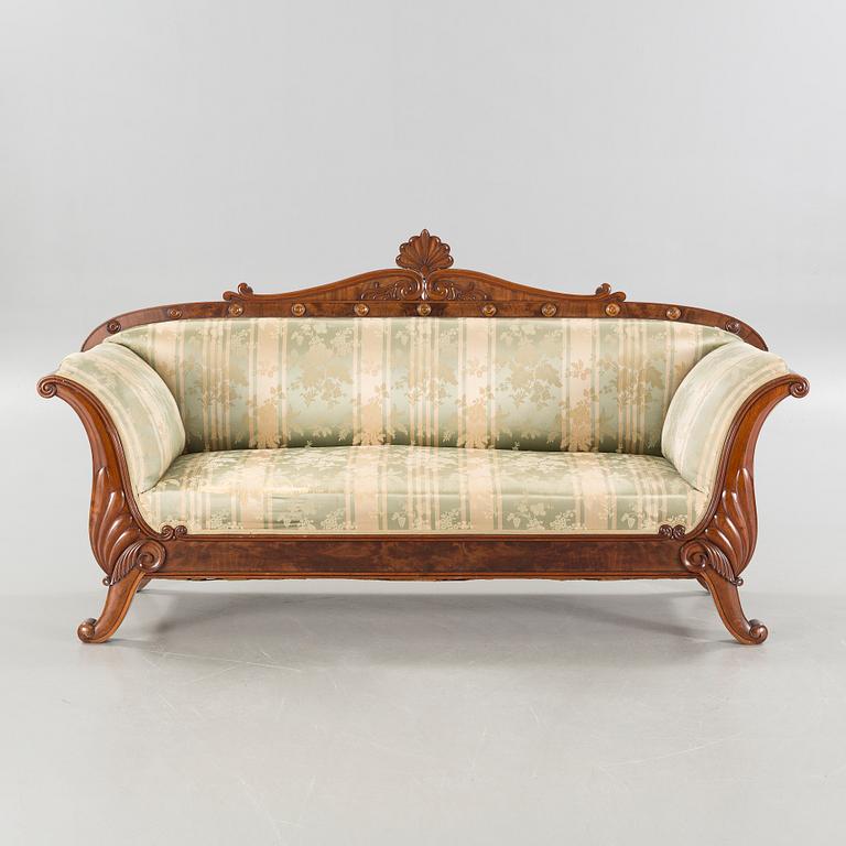 A 19th century late empire sofa.