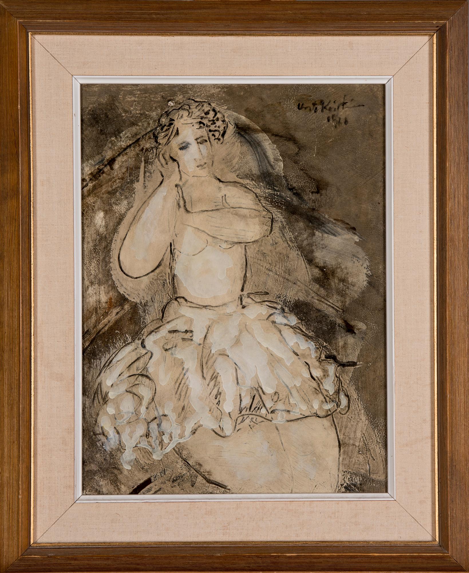 UNTO KOISTINEN, olja på skiva, signerad och daterad 1966.