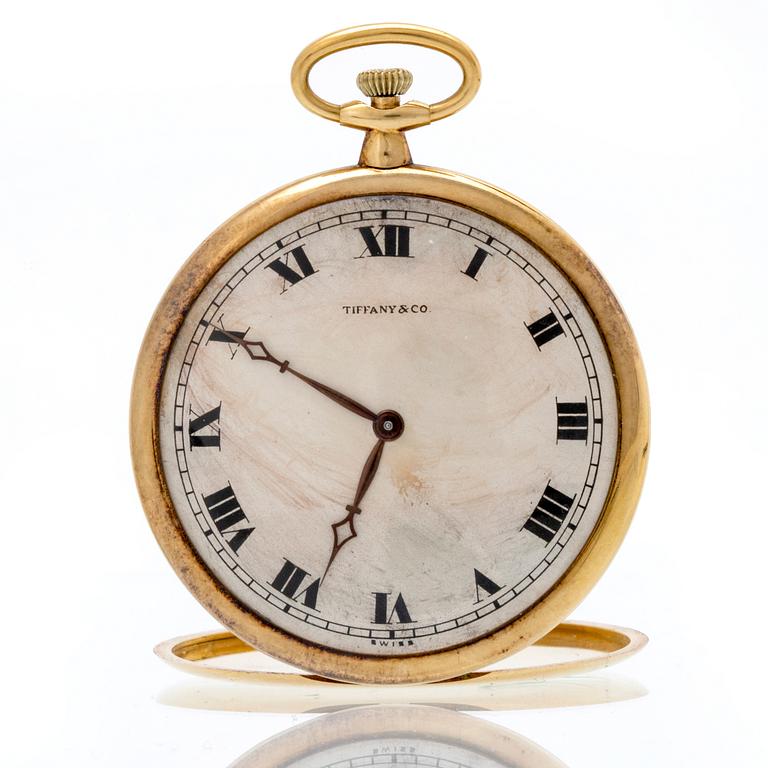 Touchon & Co for Tiffany & Co, pocketwatch and chatelaaine 44,5 mm,