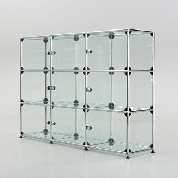 A 'USM Haller' module system by Haller & Schärer, second half of the 20th Century.