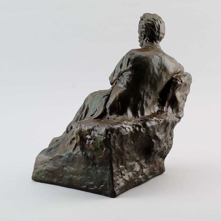 KNUT JERN, skulptur, signerad och daterad 1909.