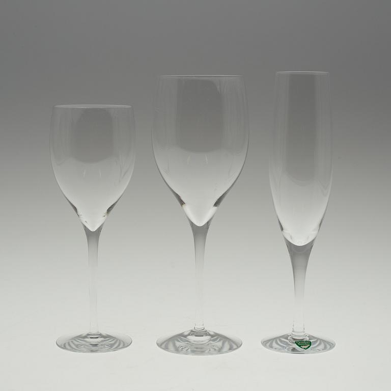 56 pieces 'Illusion' glasses by Orrefors.