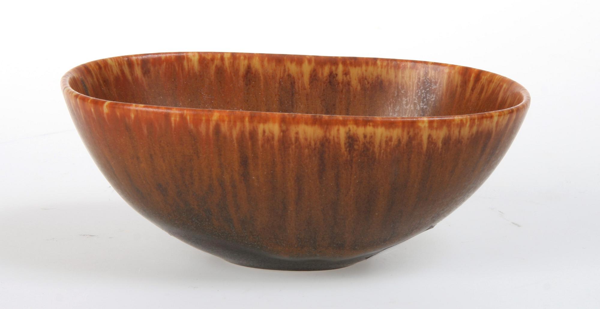 VAS samt SKÅLAR, 2 st, stengods, Stig Lindberg samt Carl-Harry Stålhane.