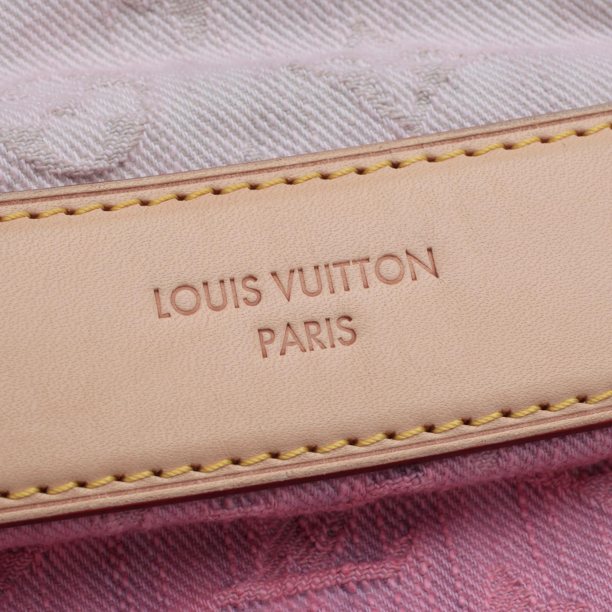 LOUIS VUITTON, a Monogram Denim "Sunshine Pink" shoulder bag, spring 2010.