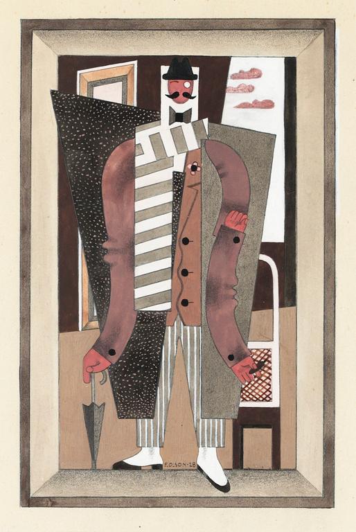 Erik Olson, Man med monokel.