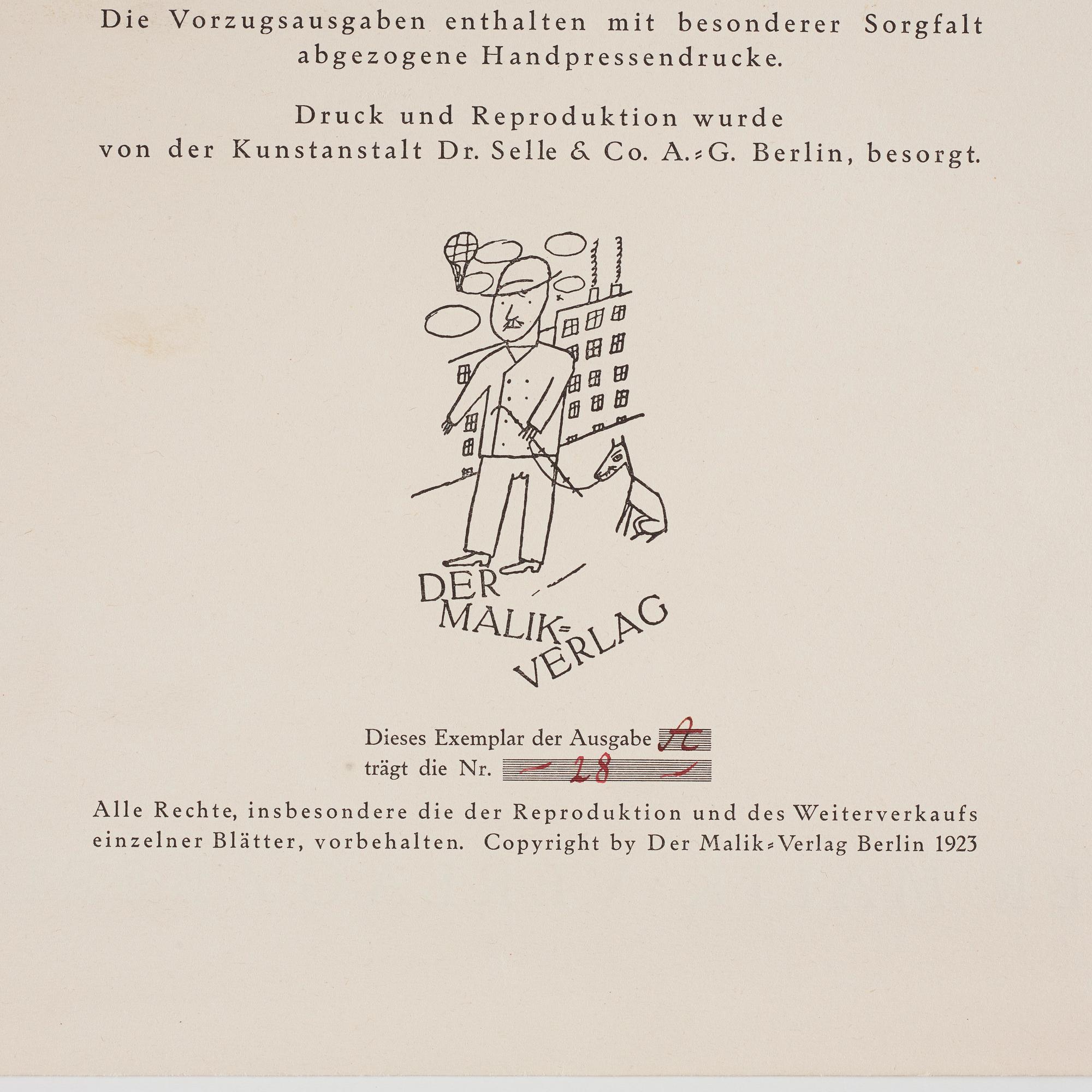 George Grosz, "Ecce Homo".