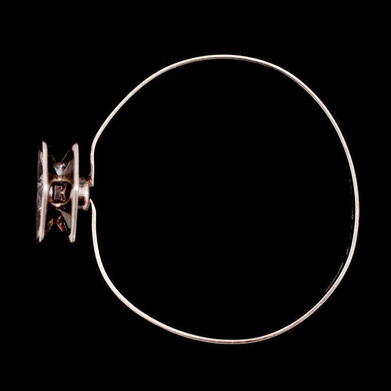 ARMBAND, silver och bergskristall, Alton, 1976.
