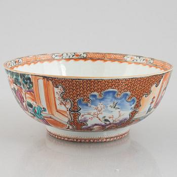 Punschskål, exportporslin, Kina, Qianlong (1736-95).