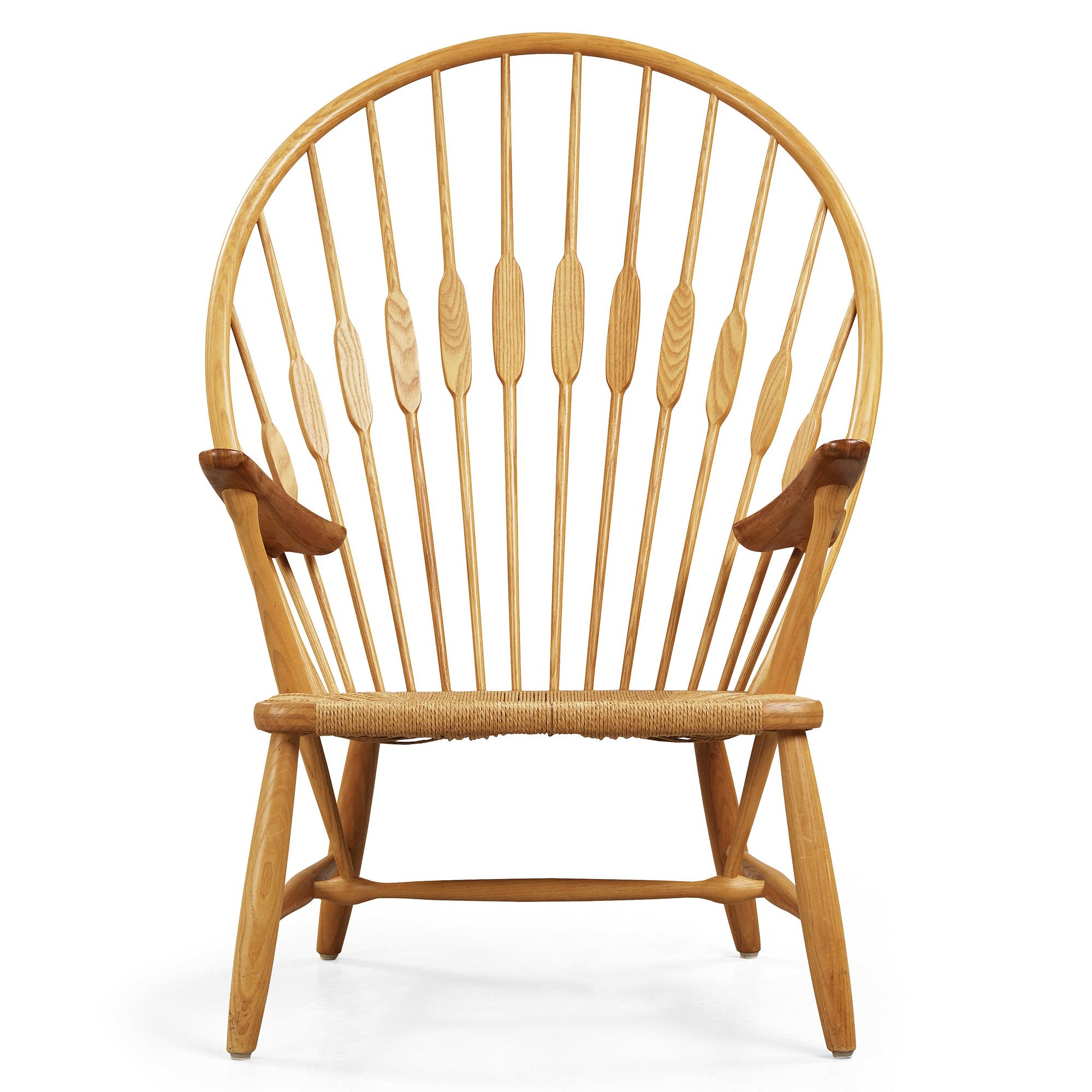 HANS J WEGNER, karmstol "Peacock chair", Johannes Hansen, Danmark.