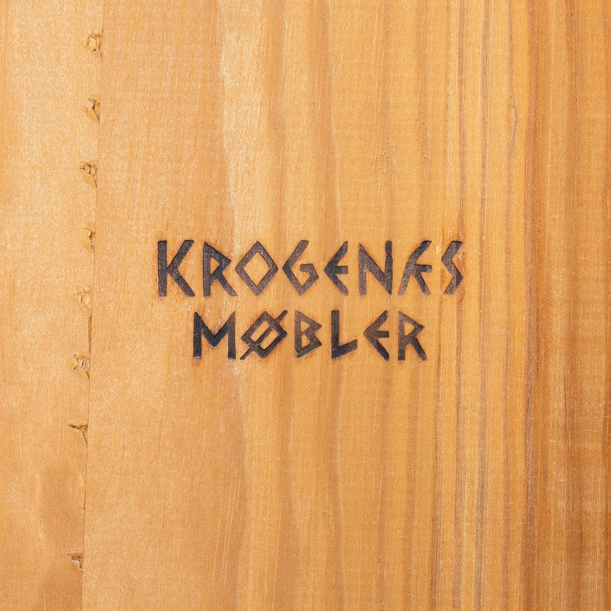 Dining group, 8 pieces, Krogenäs, Norway, second half of the 20th century.