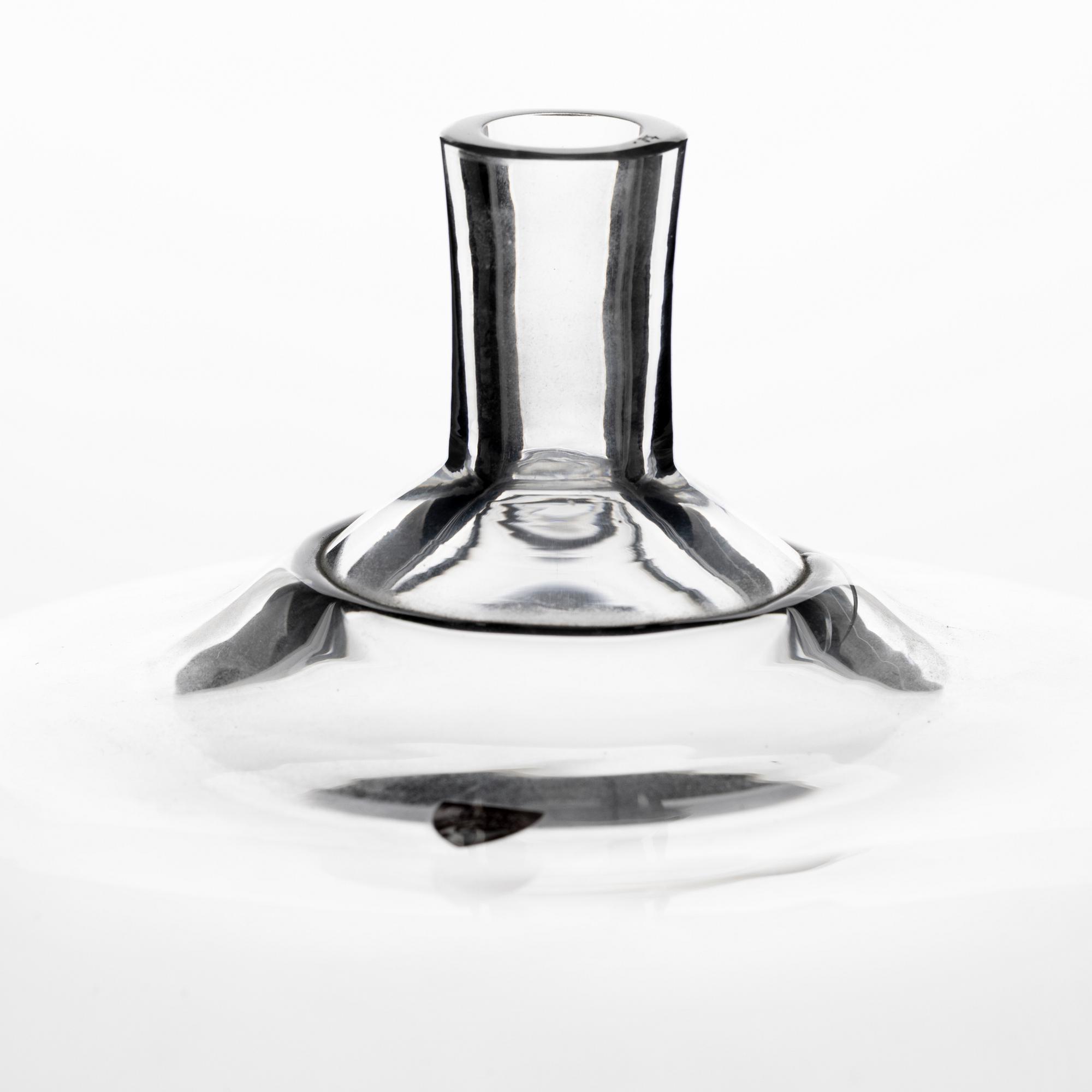 Ingeborg Lundin, Glass vase, "Äpplet", Orrefors, after 1957.