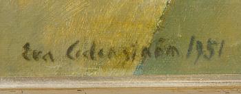 Eva Cederström, Landscape with a Church.