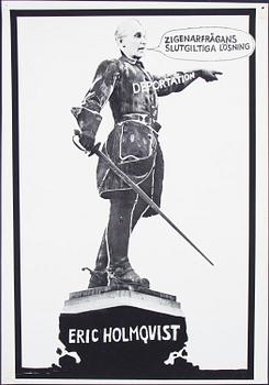 Political art, 8 posters from Sweden.