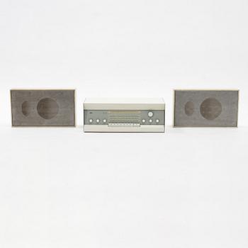 Dieter Rams, stereo receiver, model 'RCS 9-S' and speakers model 'L450/2', Braun, Germany, designed in 1961.