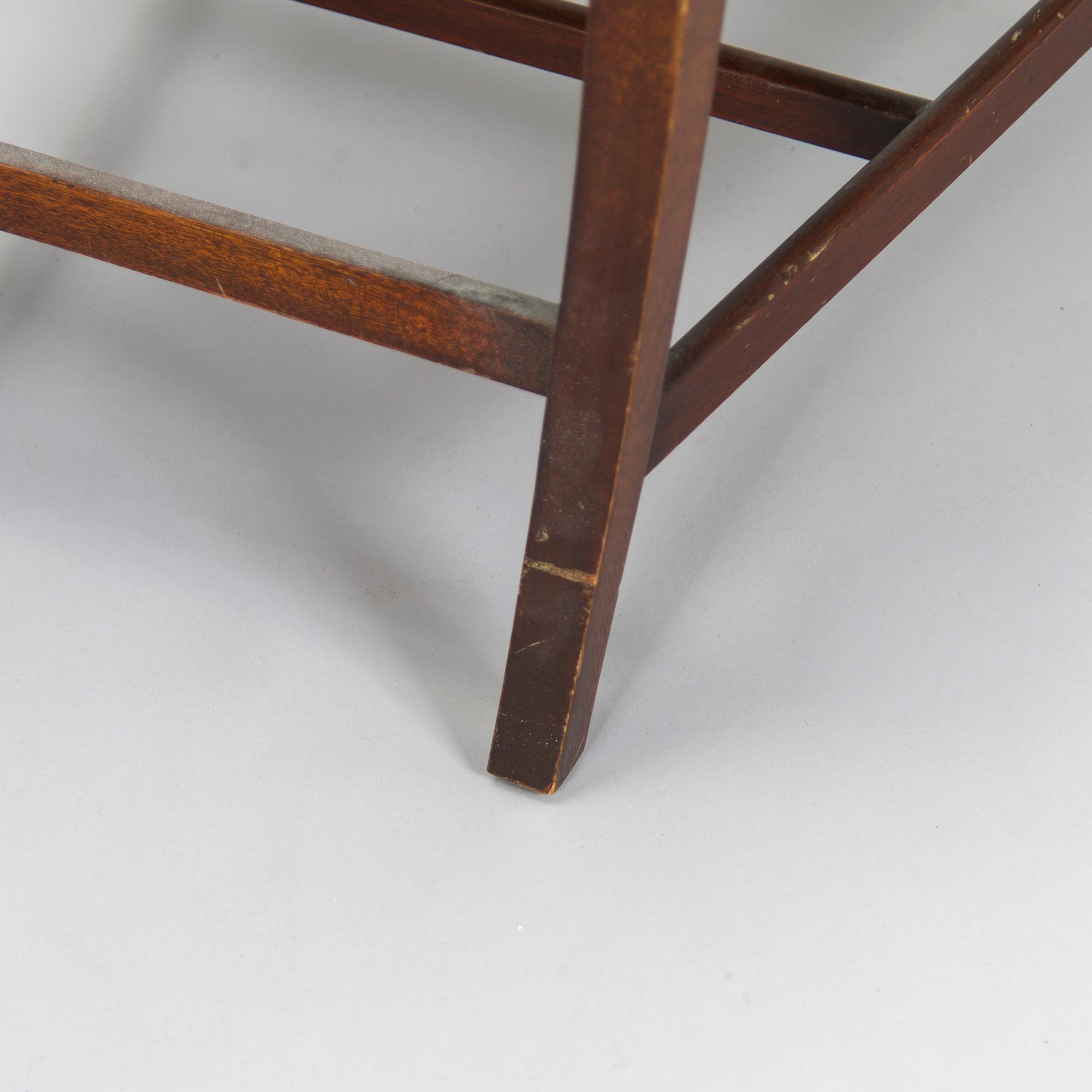 Matbord och stolar, 8 st, England 1970-tal.