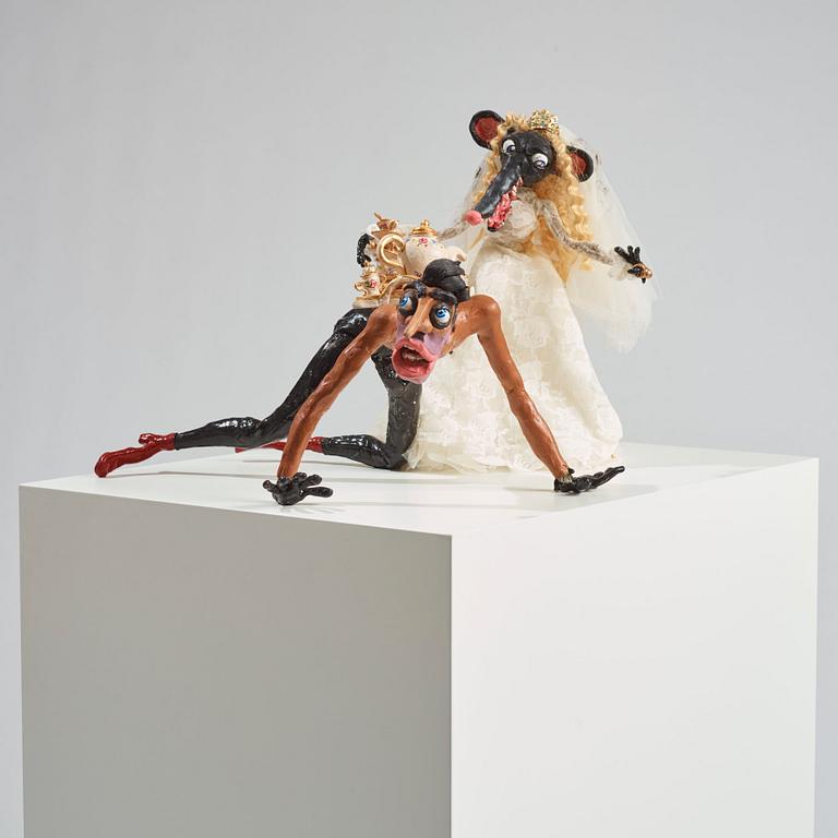 Nathalie Djurberg & Hans Berg, "The Brain Has Corridors - Rat Bride".