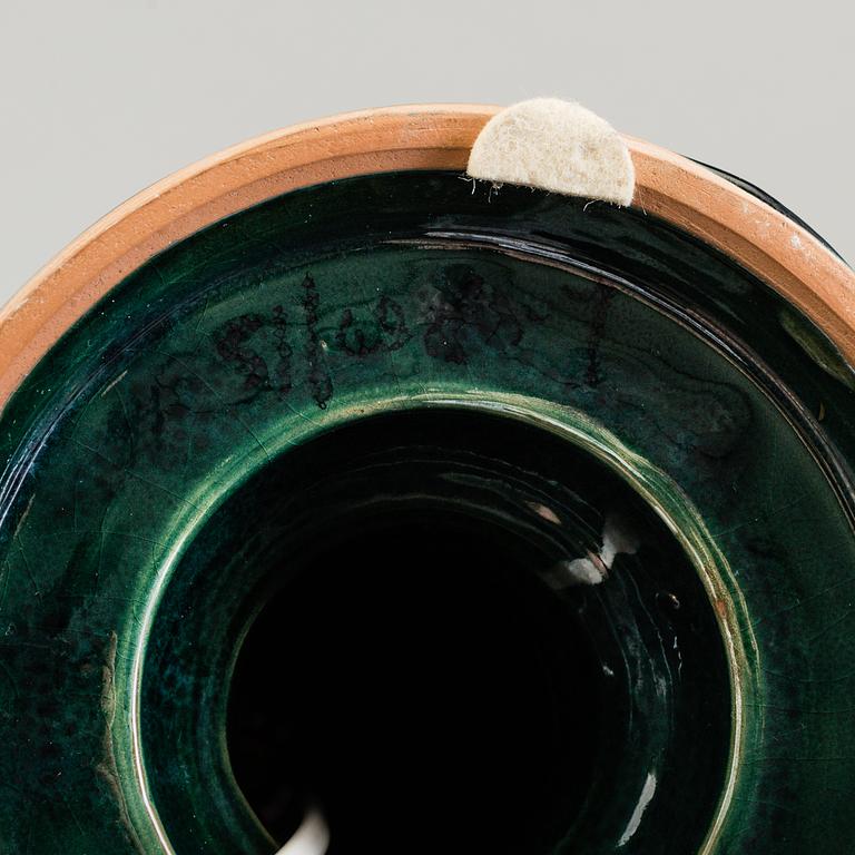 BORDSLAMPA, keramik, 1900-talets andra hälft.