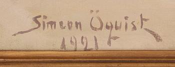 SIMON ÖQVIST, olja på duk, signerad och daterad 1921.