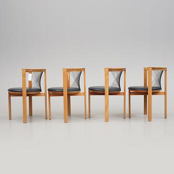 STOLAR 8 st, "String chair", Niels Jörgen Haugesen, Tranekaer Furniture, Danmark, 1995.