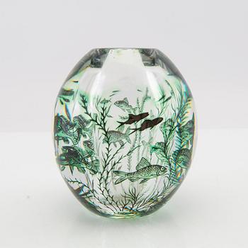 Edward Hald, vas graal signerad Orrefors 1948.