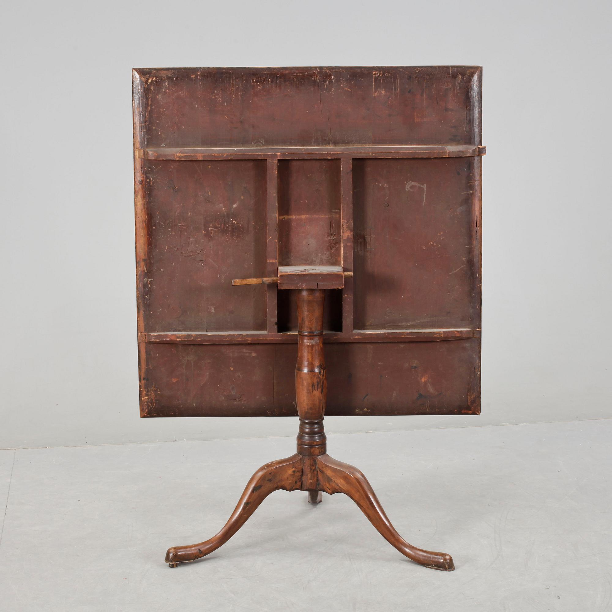 FÄLLBORD, 1700-tal.